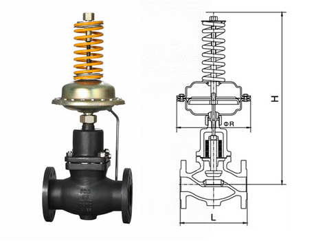 自力式閥前壓力調(diào)節(jié)閥結(jié)構